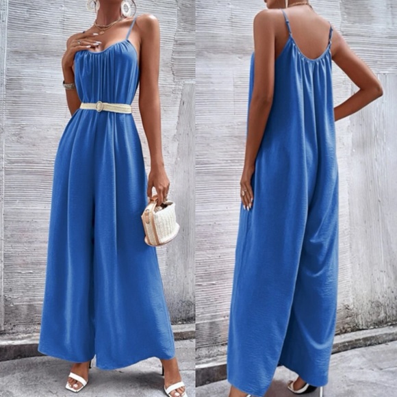 Boho wide leg cami jumpsuit - Picture 12 of 15